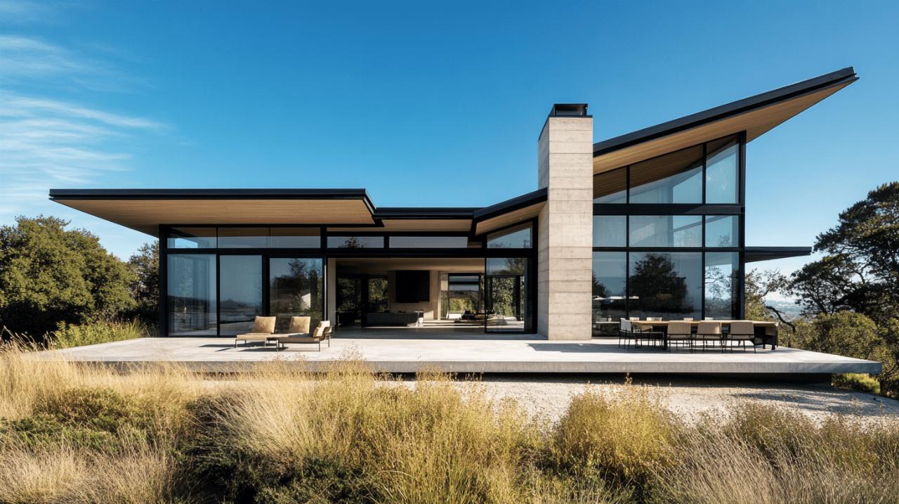 Comment une maison toit monopente pour ressortir votre style contemporain sublime vos baies vitrees