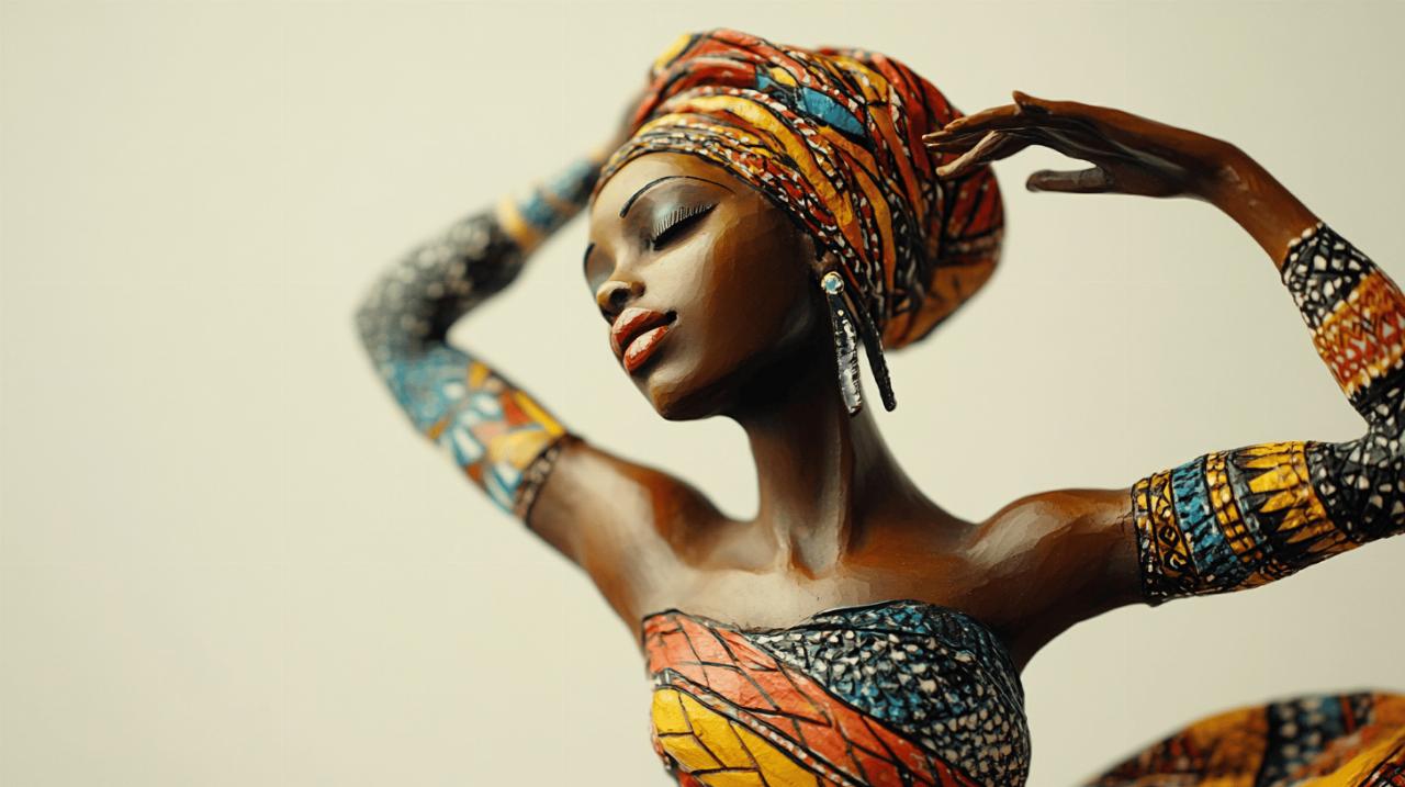 La statuette femme africaine danseuse : un symbole de spiritualite en mouvement