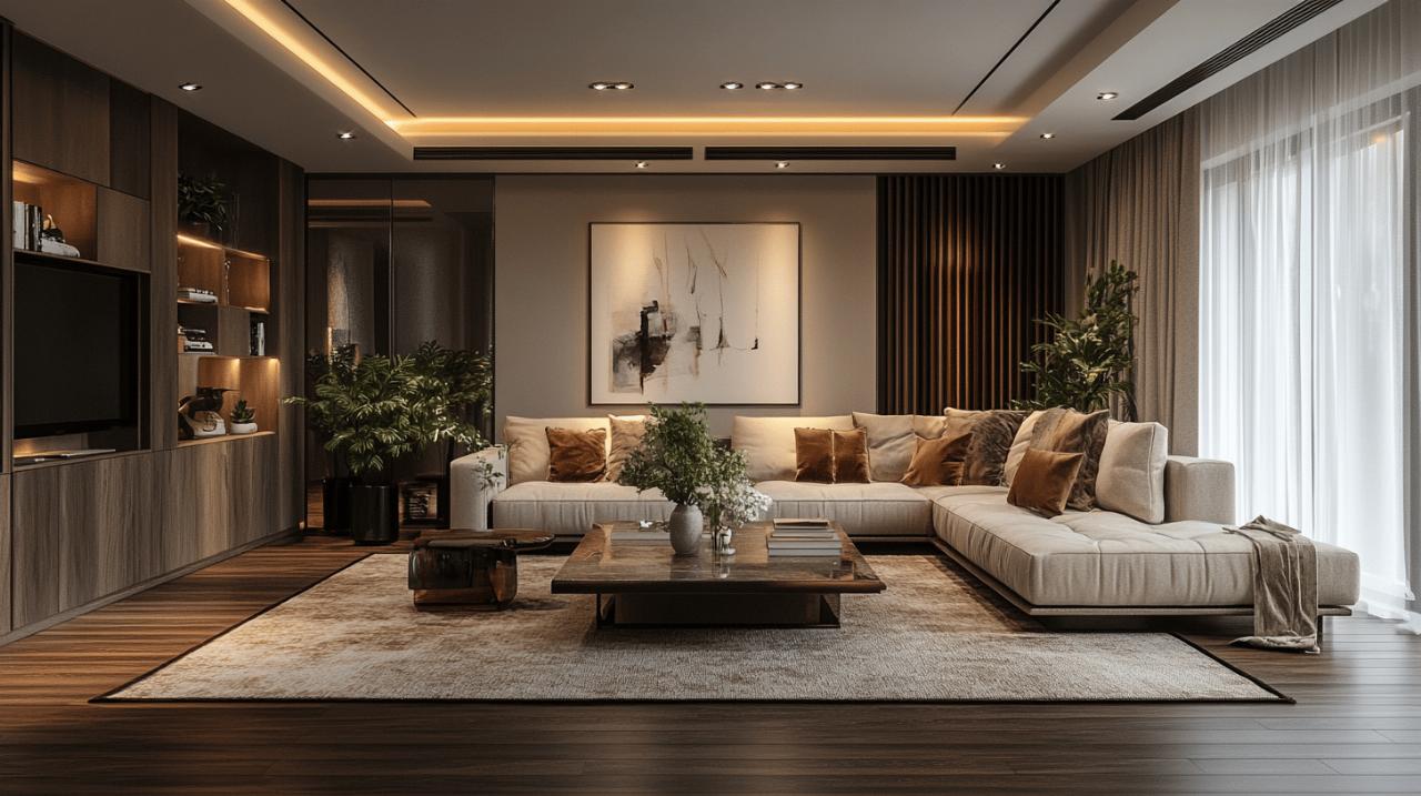 Jouer avec les contrastes : Conseils et astuces pour associer decoration et parquet fonce dans chaque pièce